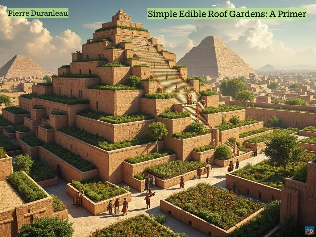 Simple Edible Roof Garden